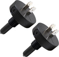 M414704 Washer/Dryer Thermistor Compatible with Alliance, Speed Queen, Huebsch Washer/Dryer M411758 TU20784 (Black 2PC)