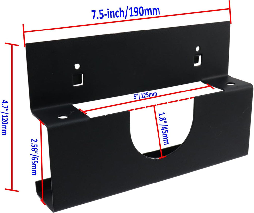 Angle Grinder Holder Fits 3/8" Square Hole Pegboard Heavy Duty Angle Grinder Tool Rack Metal Pegboard Accessorie for Craft Workshop, Office and Home