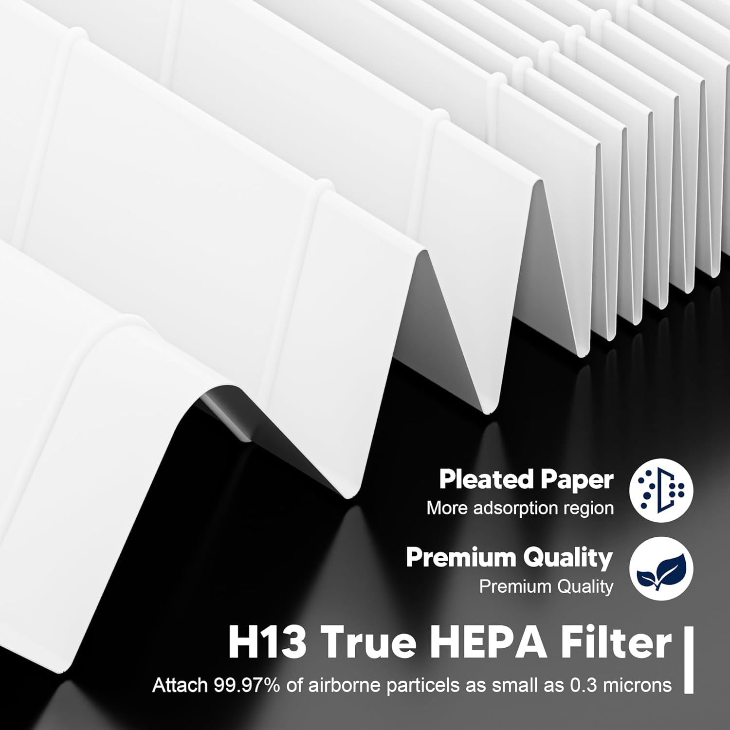 Core 400S Replacement Filter for LEVOIT Core 400S and Core 400S-P Smart WiFi Air Purifier, 3-in-1 H13 True HEPA Activated Carbon Filter, Core 400S-RF (LRF-C401S-WUS), White, 2 Pack