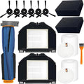 RV2310AE Replacement Parts for Shark RV2310AE Matrix Robot Vacuum Cleaner Accessories Kit, 1 Main Brush, 6 Side Brushes, 2 Filters, 2 Sets Foam Filters, 1 Cleaning Brush