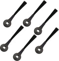 Side Brush Replacement Parts for Shark ION Robot IQ R101AE (RV1001AE),AV2511AE AV2501AE RV2502AE AV2501S IQ R101 (RV1001) RV1000 RV2001AE RV1012AE AV911S EZ Robot Vacuum Cleaner Accessory -6 Pack