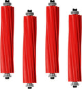 4 Pcs Replacement Main Brushes for Roborock S7,S7 Max Ultra/MaxV Ultra/MaxV Plus/Pro Ultra,Q Revo,Qrevo S,Qrevo Series,QV35A,QV35S,Qrevo MaxV/Pro/Plus,Q7,Q7+,Q7 Max,Q7 Max+,Q5,T7S Series Robot Vacuum
