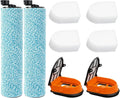 WD161 Brush Roller and Filter for Shark HydroVac Vacuum Cleaner compatible with Shark WD161 WD261 AW261 and WD101 WD201 WD100 WD200 AW201 WD200C WD201C WD101C WDB1, WDB2, WDFF1, WDFF2, WDB1F2 Vacuums