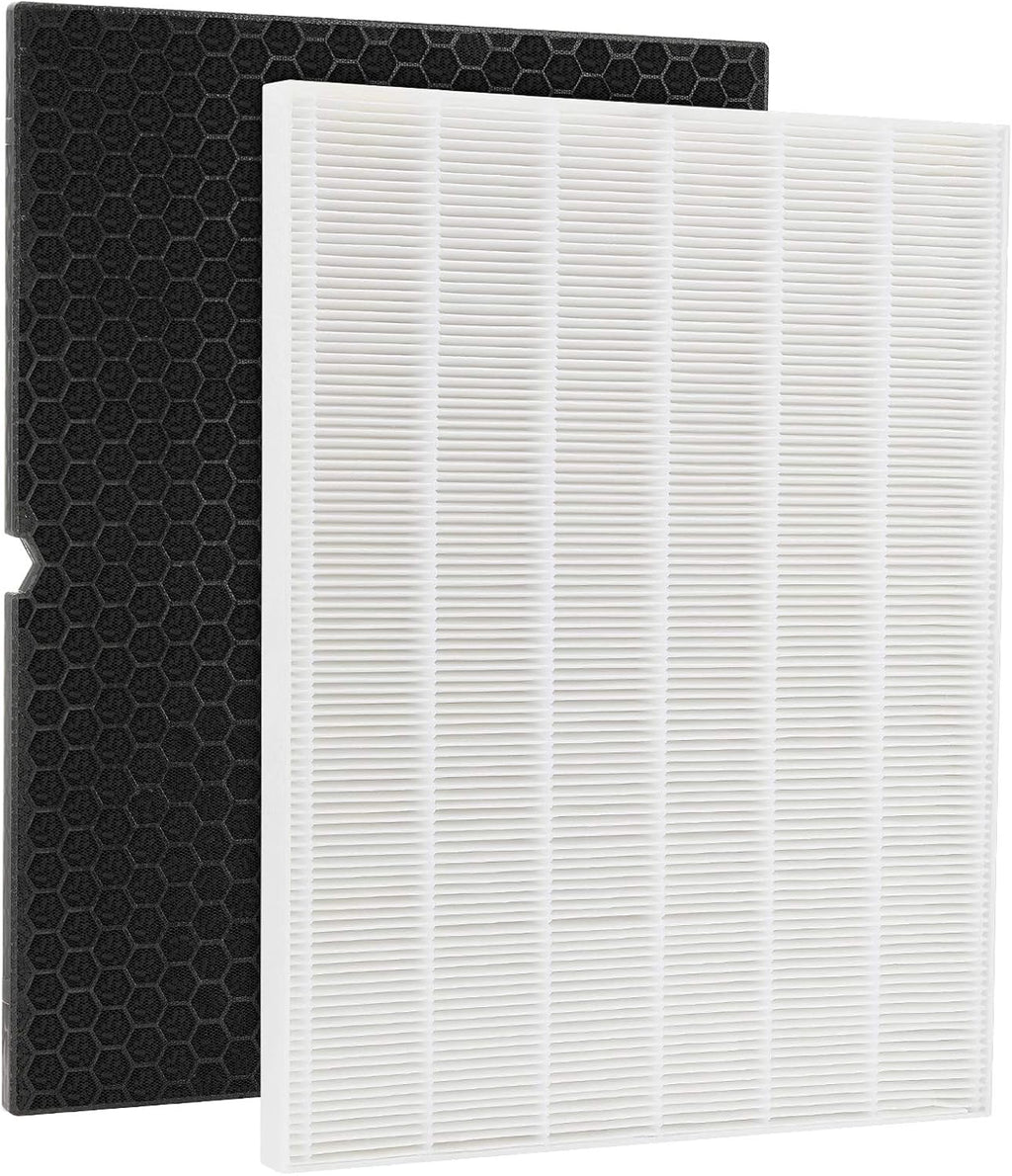 2 + 2 116130 HEPA Replacement Filter H 116130 for Winix 5500-2 Plasmawave Air Purifier and Models AM80 - HEPA Filter and Activated Carbon Filter Combo Pack