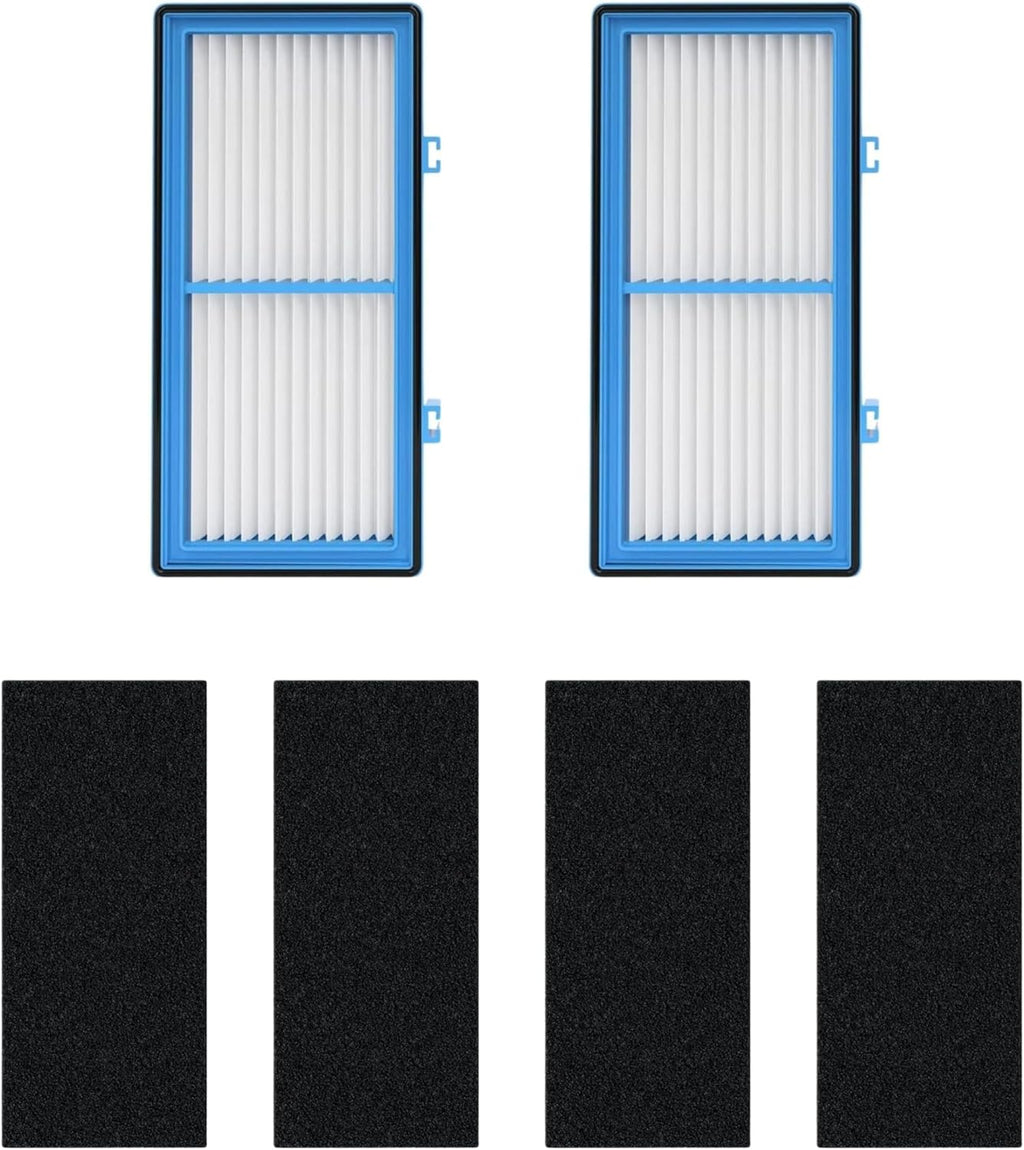 AER1 Filter Replacement for Holmes Air Purifier HAPF30AT HAP242-NUC, Odors Dust VOCs Remover, Total Air 2 True HEPA 4 Carbon Booster, 1.2 x 10 x 4.6 Inches