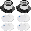 IX141 Filters Fit for Shark IX141 IX140 IZ140 IX142 IZ140C IZ142 UZ145 IZ141C IX141H WZ140 WZ250 Stick Vacuum, Replace Part 616FJ140 & 617FJ140, 2 Pack Filter 4 Pack Foam & Felt Filter Kit