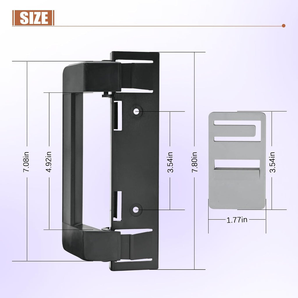 3316882900 RV Refrigerator Door Handle Replacement,Fridge Compatible with Dometic Camper Refrigerator,Fit for DM2872 DM2672 DM2682 DM2882 -