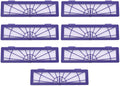 Replacement ilters Compatible with Neato Connected D3 D4 D Series D75 D80 D85 and Botvac Series 65 70e 75 80 85 Robot Vacuum Parts Accessories High Perormance, 7-Pack.