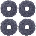 Replacement Mopping Pads Compatible with  Q Revo, Qrevo MaxV/S/Pro/Master/Slim/Edge/Curv/S5V/2R3W, QV 35A, QV 35S, Saros 10R Robot Vacuums Parts Accessories, 4-Pack.