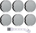 6 Pack ilter Replacement or Bissell Cleanview Compact Turbo 3508 3437 Powerorce Compact Lightweight Upright 2112 1520 or Bissel Turbo Bagless 2690 Vacuum, Parts #1604896/160-4896