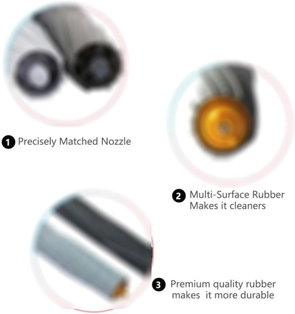 2 Sets Extractor Roller Brush Replacement Parts Compatible with iRobot Roomba 800 900 Series 805 860 870 880 890 960 961 980 981 985 Vacuum Accessories