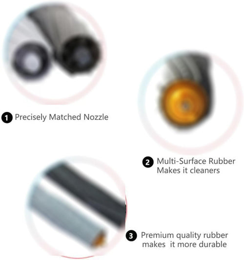 2 Sets Extractor Roller Brush Replacement Parts Compatible with iRobot Roomba 800 900 Series 805 860 870 880 890 960 961 980 981 985 Vacuum Accessories