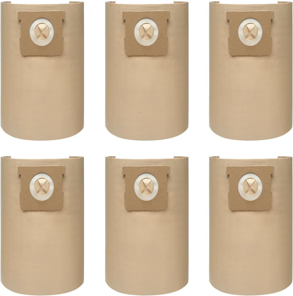 6 Pack DXVA19-4104 Dust Bags or DEWALT 5-6-8 Gallon Wet/Dry Vacuum, Compatible with DXV05P DXV06PL DXV08S