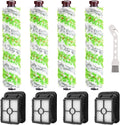 8 Pack Replacement Parts or Bissell CrossWave Pet Pro 2306A & CrossWave 1785 Series 3888A Vacuum Cleaner, 4 Pack 2460 Brush Rolls, 4 Pack 1866 ilters, Compare to Part 1613568&161-3568, 1608684