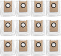 Replacement Dust Bags Compatible with euy E20, Robot Vacuum Parts Accessories Disposable Bags, 12-Pack.
