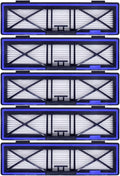 Blue Replacement H12 HEPA ilters Compatible with Neato D10, D9, D8, D7, D6, D5, D4, D3, Robotic Vacuum Cleaners, 5-Pack.