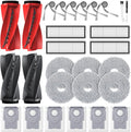 Qrevo S5V Replacement Parts or  Qrevo S5V / Curv/Edge/Edge S5A / Curv S5X, Accessories include 2*Set Main Brush, 6*Mop Pads, 6*Vacuum Bags, 4*Hepa ilters, 6*Side Brush, 2*Cleaning Tool