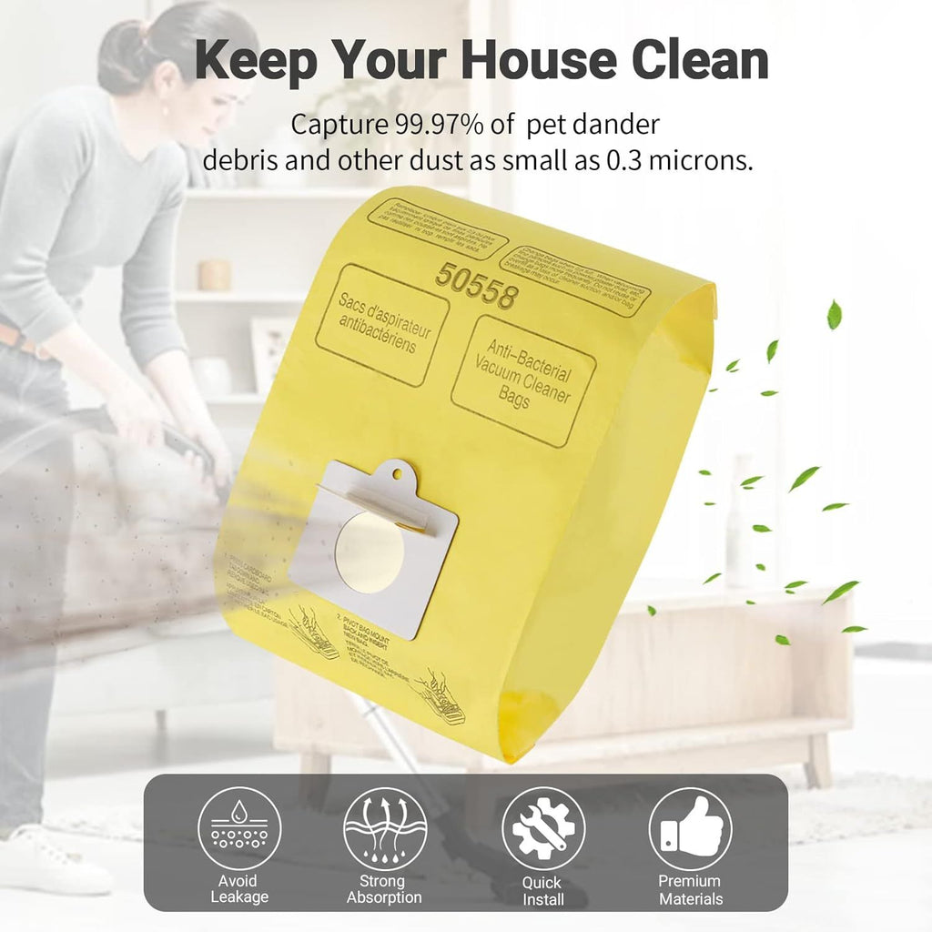 Vacuum Cleaner Bags it or Kenmore Canister Type C/Q 50555 50557 50558 and Type C-5, 10PCs By