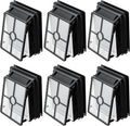 6 Pack 1866 ilters Compatible with Bissell Crosswave 3888A 1785 2210 2211 2304 2306 2551 2554 2590 2593 2596 CrossWave Cordless Max All in One Wet-Dry Vacuum Cleaner, Compare to Part # 1608684