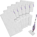 6 Pack Microiber Steam Mop Replacement Pads or Shark Steam Mops S3500 Series S3501 S3601 S3550 S3901 SE450 S3801CO S3601D S2901 S2902 Steam Pocket Mop Pads loor Cleaning Reusable or Shark Mop Pads