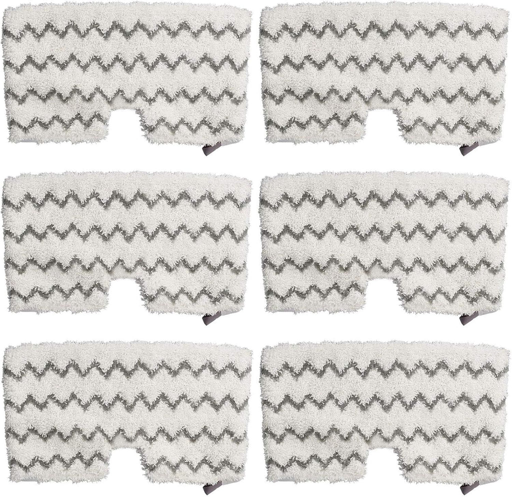 6 Pack Steam Mop Pads Replacement or Shark Steam Pocket Mops S3501 S3601 S3972BRN S3550 S3801 S3901 S3601D S3801CO S3901D S3455K S2902 SE450 SE460