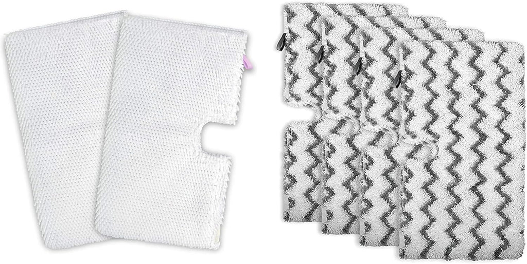 6 Pack Steam Mop Pad or Shark Steam Pocket Mops S3500 Series S3501 S3601 S3550 S3901 S3801 SE450 S3801CO S3601D (2 Sot mop pad+4 scrubby mop pad)