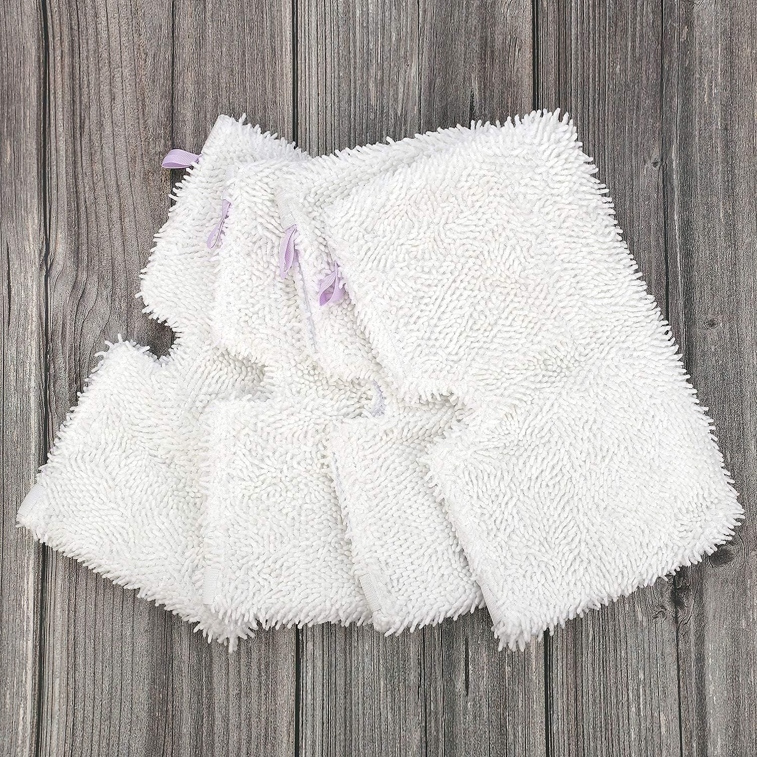 8 Pack Replacement Microiber Mop Pad or Shark Steam Pocket Mops S3500 Series S3501 S3601 S3550 S3901 S3801 SE450 S3801CO S3601D (4 Sot mop pad+4 scrubby mop pad)