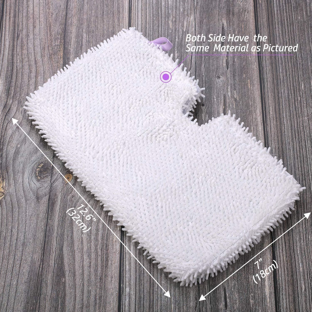 4 Pack + 2 Pack Replacement Microiber Mop Pad or Shark Steam Pocket Mops S3500 Series S3501 S3601 S3550 S3901 S3801 SE450 S3801CO S3601D (4 sot mop pad+2 scrubby mop pad)