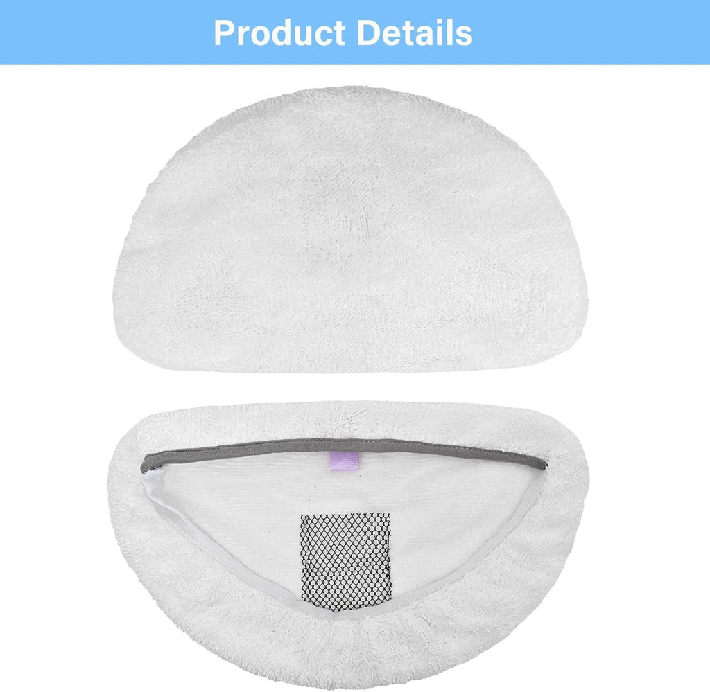 12 Pack 1940 Steam Mop Replacement Pads or Bissell Powerresh Steam Mop 1940 1440 1806 1544 2075 2685A 2814 Series, Model 19402 19404 19408 19409 1940A 1940 1940Q 1940T 1940W B0006 B0017 2075A 15441
