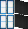 8 Pack Replacement ilters Compatible or Holme-s AER1 Air Puriier Total Air Clean 2 HEPA Air ilters 6 Carbon Booster ilters Replacement ilter or HAP30AT,HAP242 NUC