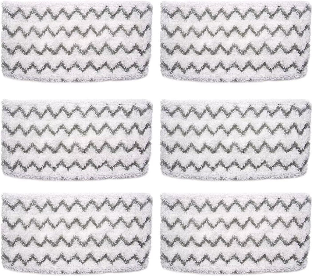 6 Pack S1000 S2001 Steam Mop Replacement Pads or Shark S1000 S1000A S1000C S1000WM S10001C S1200 & S2001 SteamSpot Steam Mop