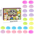Adult Squishy Stress Relief Toy 24-Day Countdown Surprise Set - Mystery Dumpling Squeeze Calendar Gift Box - Decompression Toy - GJ876-002