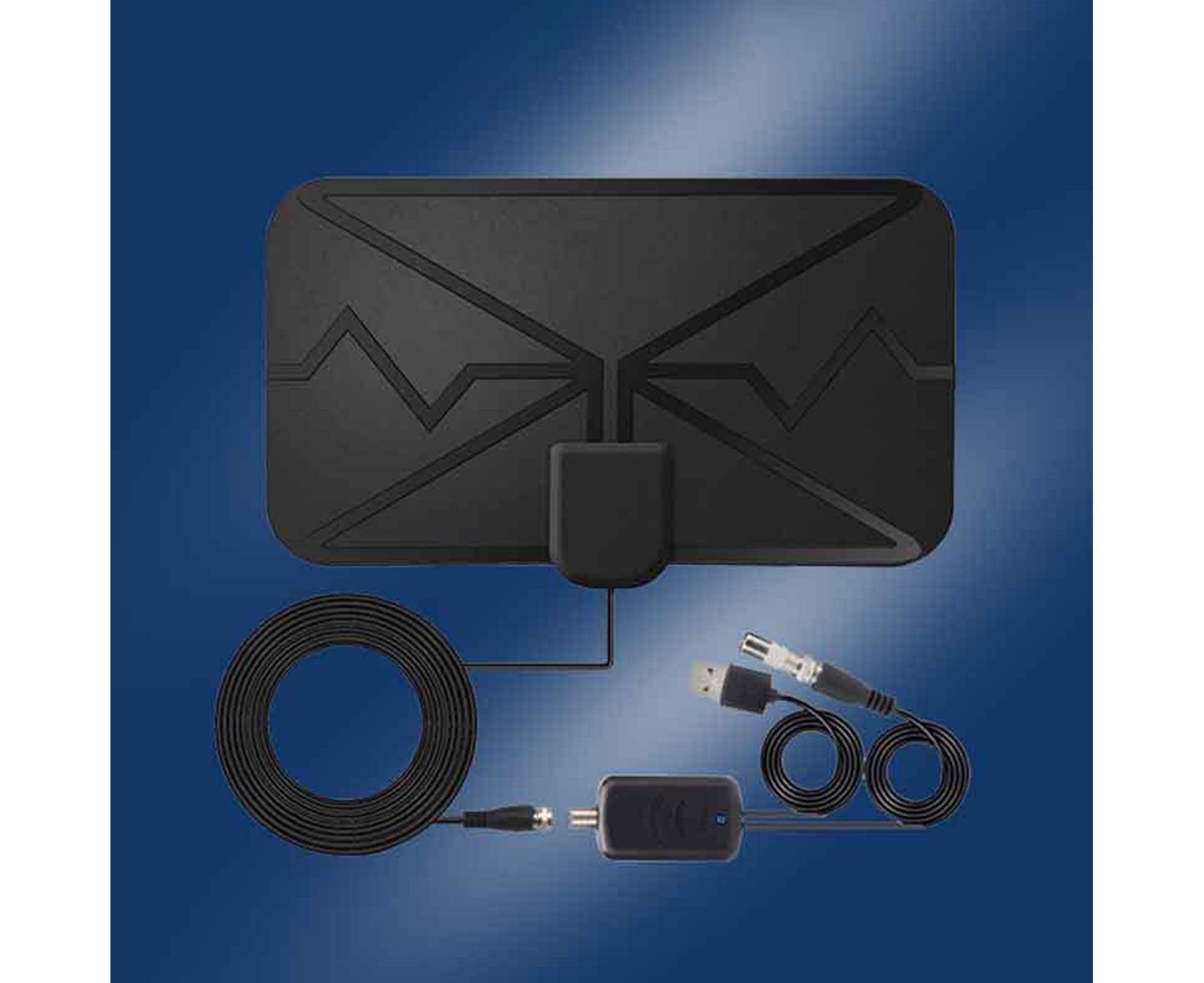 TV Antenna Mini 300 Miles Range 4K High Performing Digital Antenna for Home Black