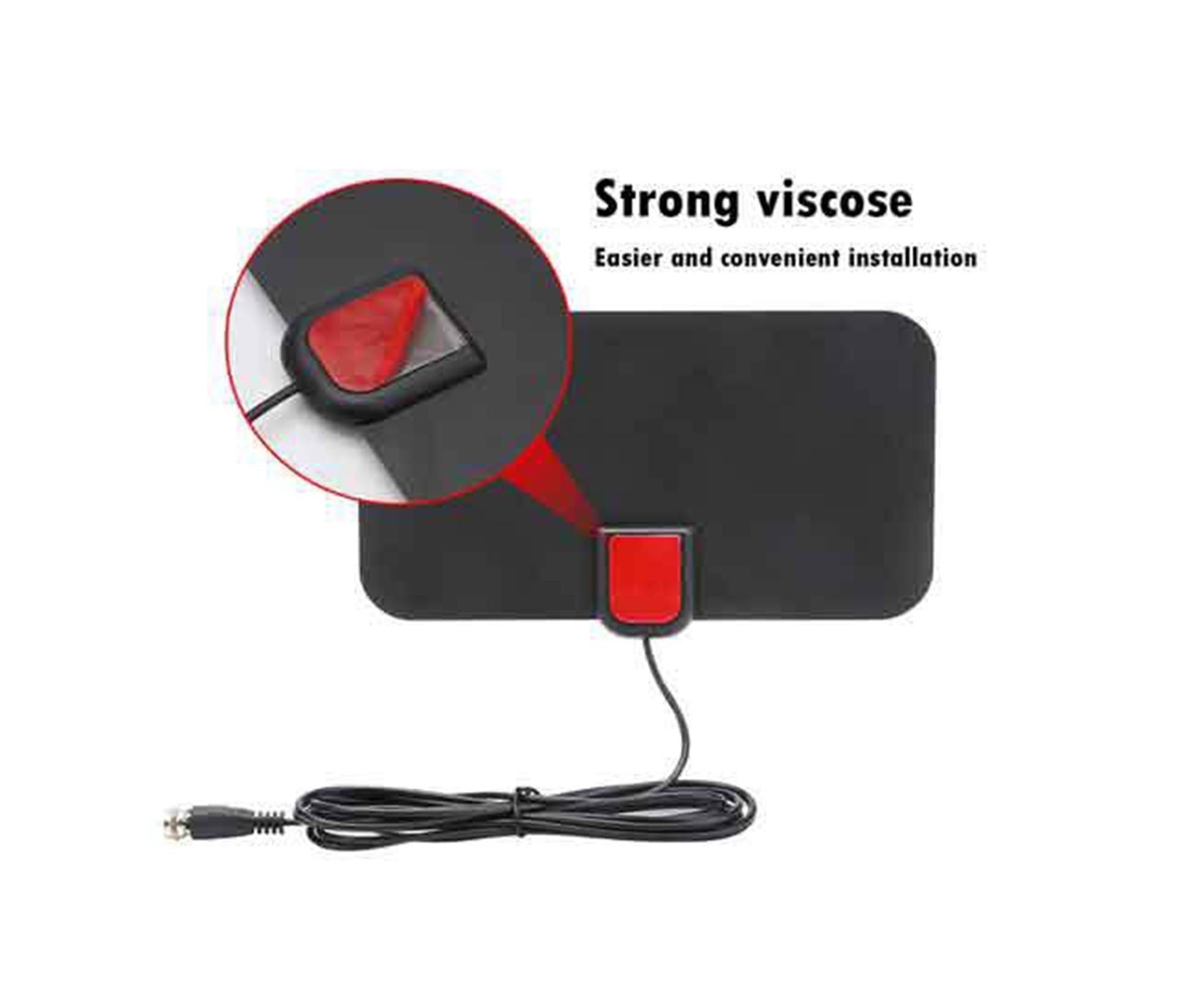 TV Antenna Mini 300 Miles Range 4K High Performing Digital Antenna for Home Black