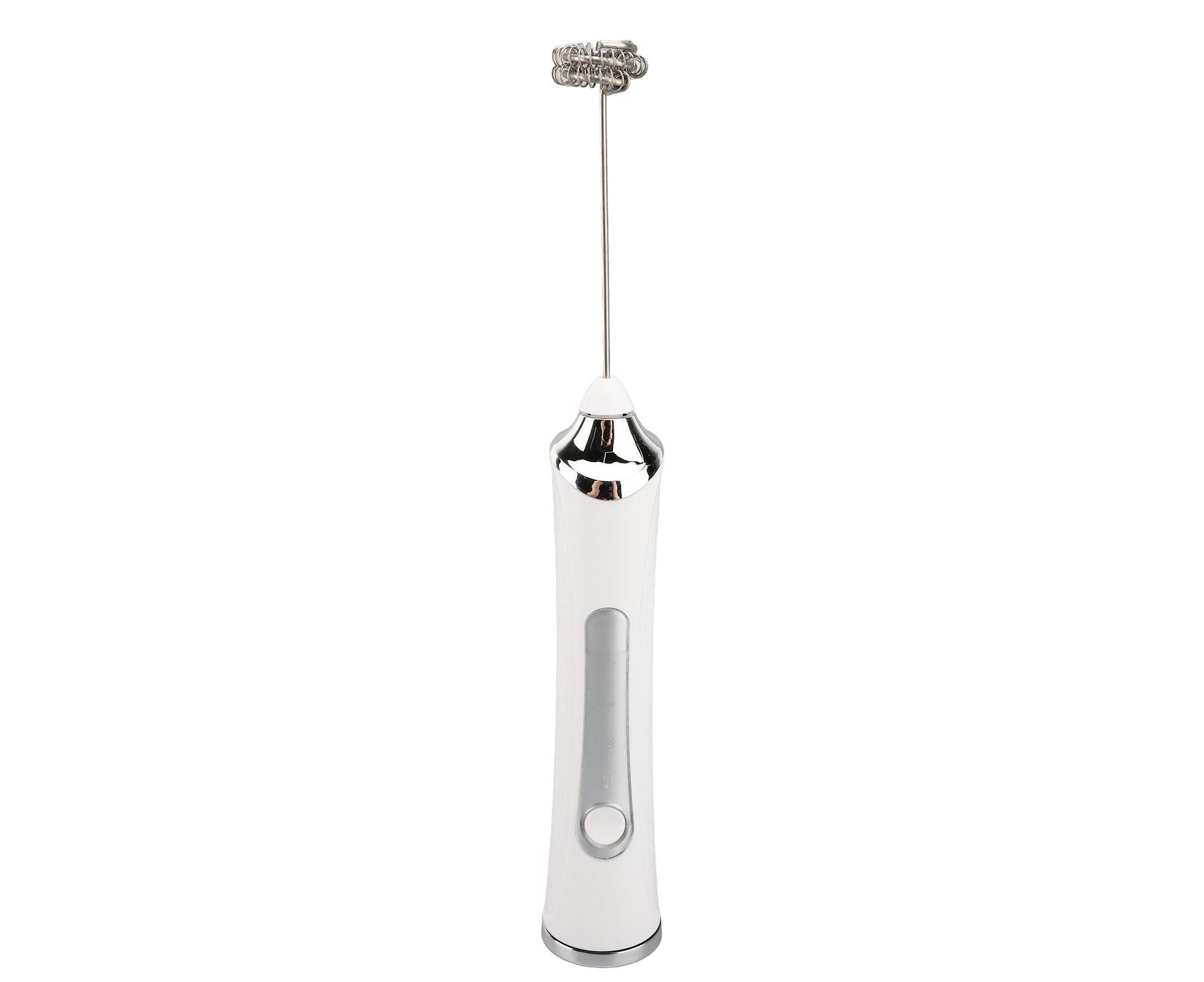 Electric Milk Frother, USB Rechargeable, 3 Speeds, Stainless Steel, Silent Portable Handheld Foam Maker for Coffee & Egg Beverage