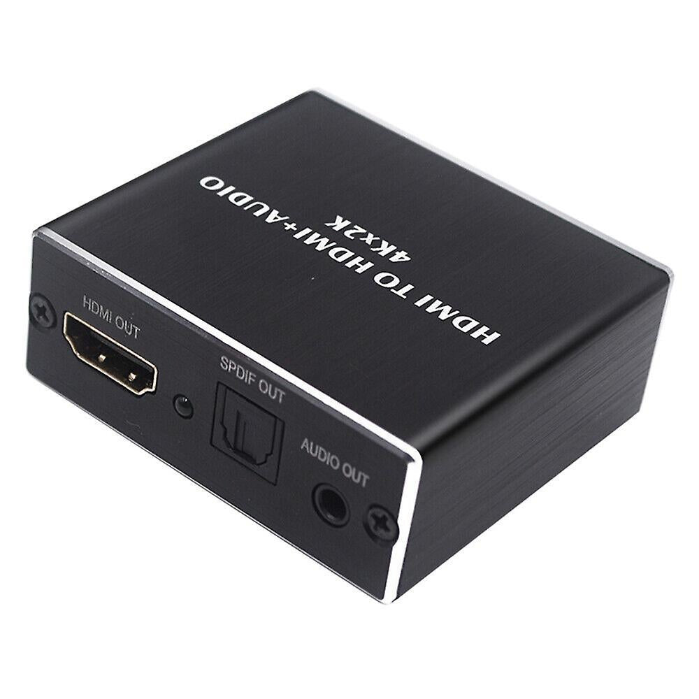 4K HDMI Audio Extractor Converter to HDMI + Optical SPDIF + 3.5mm