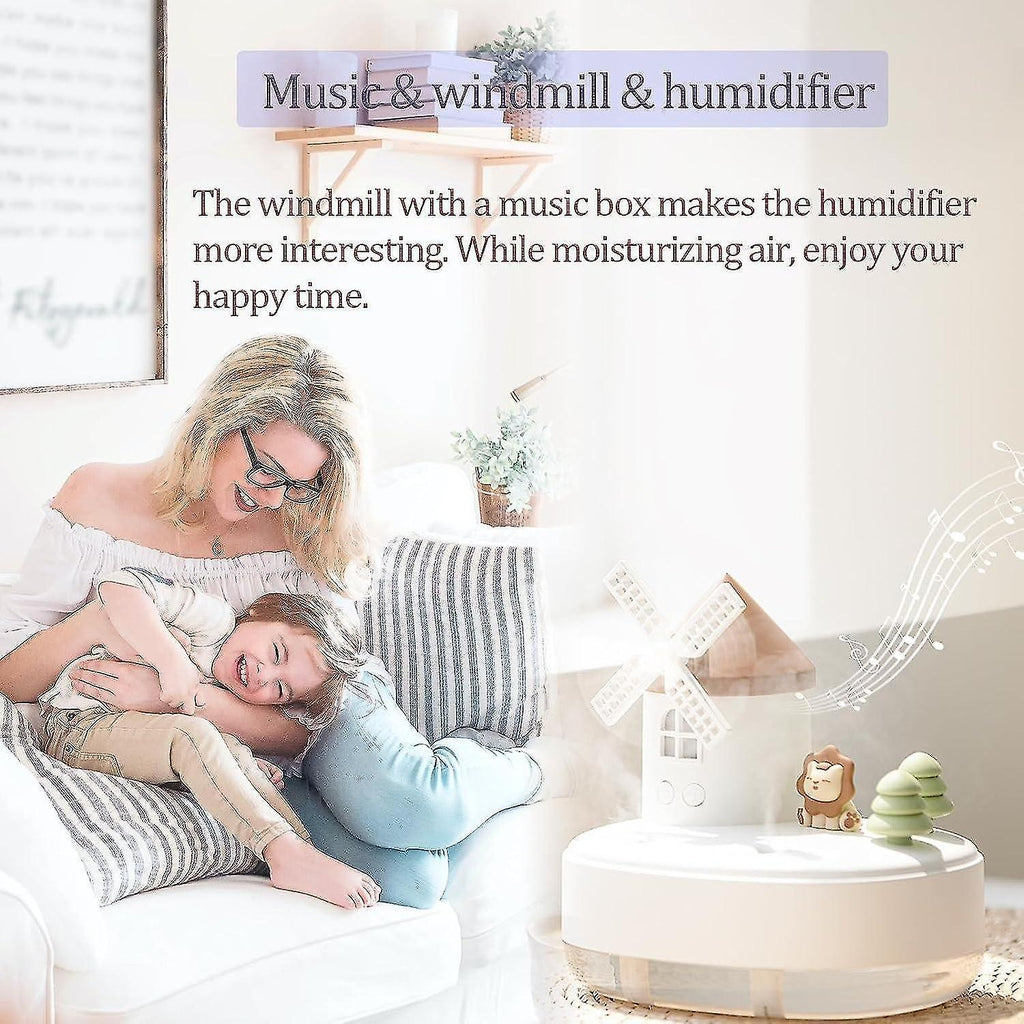 Wireless Mini Humidifier for Bedroom, Portable Babies Humidifier