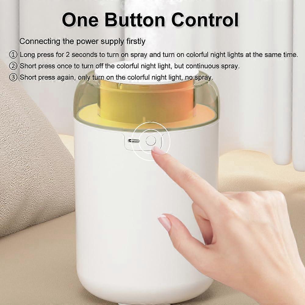 Cool Mist Air Humidifier with Night Light, Portable USB Humidifier