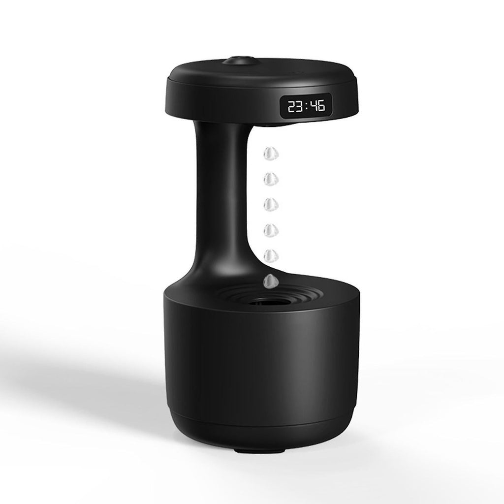 Mini Air Humidifier, Quiet Desktop Black Humidifier for Bedroom or Home Use