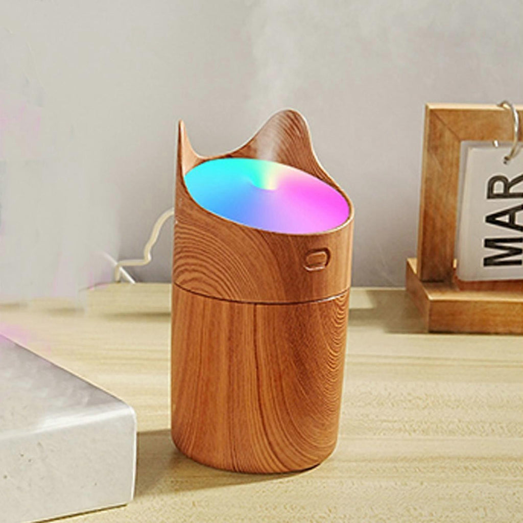 Mini Cool Mist Humidifier with Ambient Light, Quiet Personal Air Humidifier for Bedroom