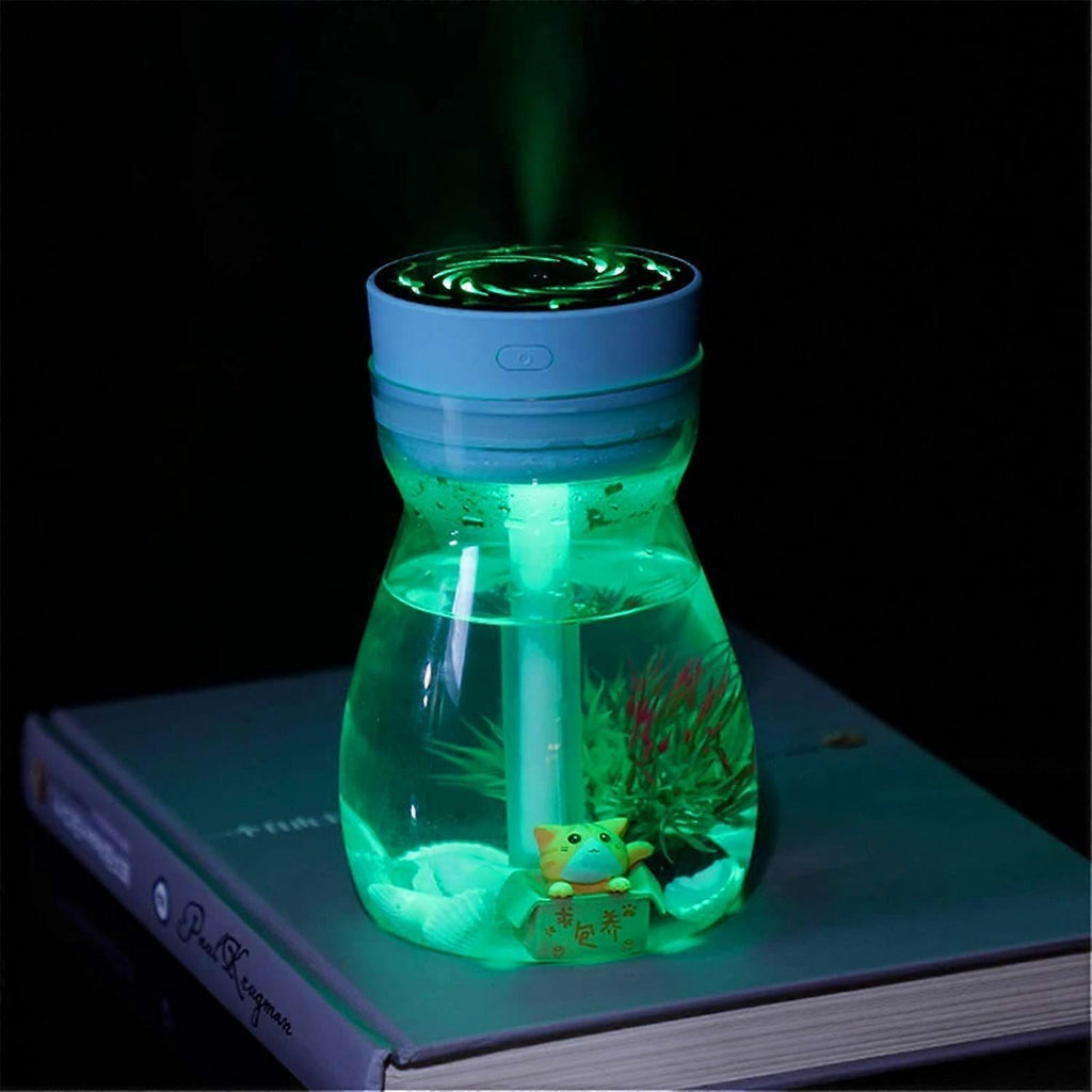 Micro Landscape Mini Humidifier, Cute USB Air Humidifier for Car & Personal Use