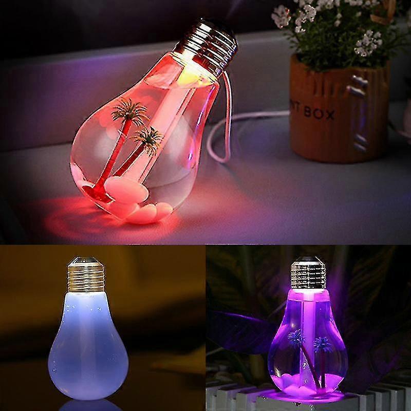Saturn USB Humidifier, Mini Air Purifier & Humidifier with Wooden Base