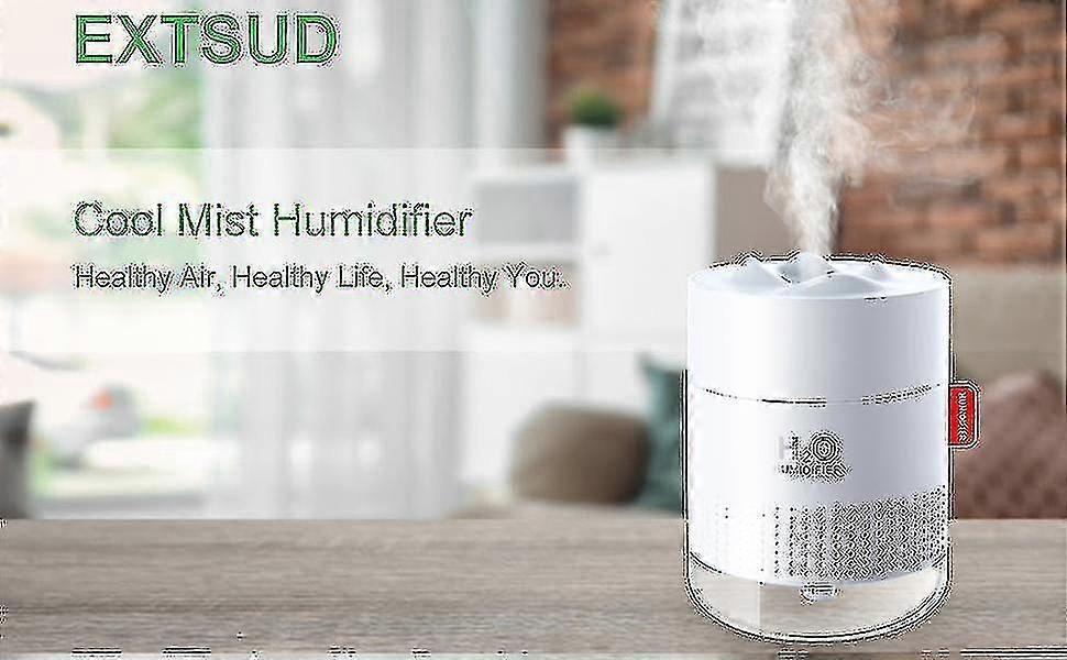 500ml Cool Mist Humidifier, Quiet Air Humidifier for Bedroom or Office