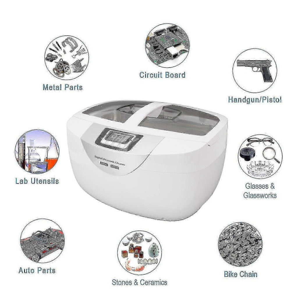 2500ml Jewelry Cleaner Machine with Heating & Digital Display