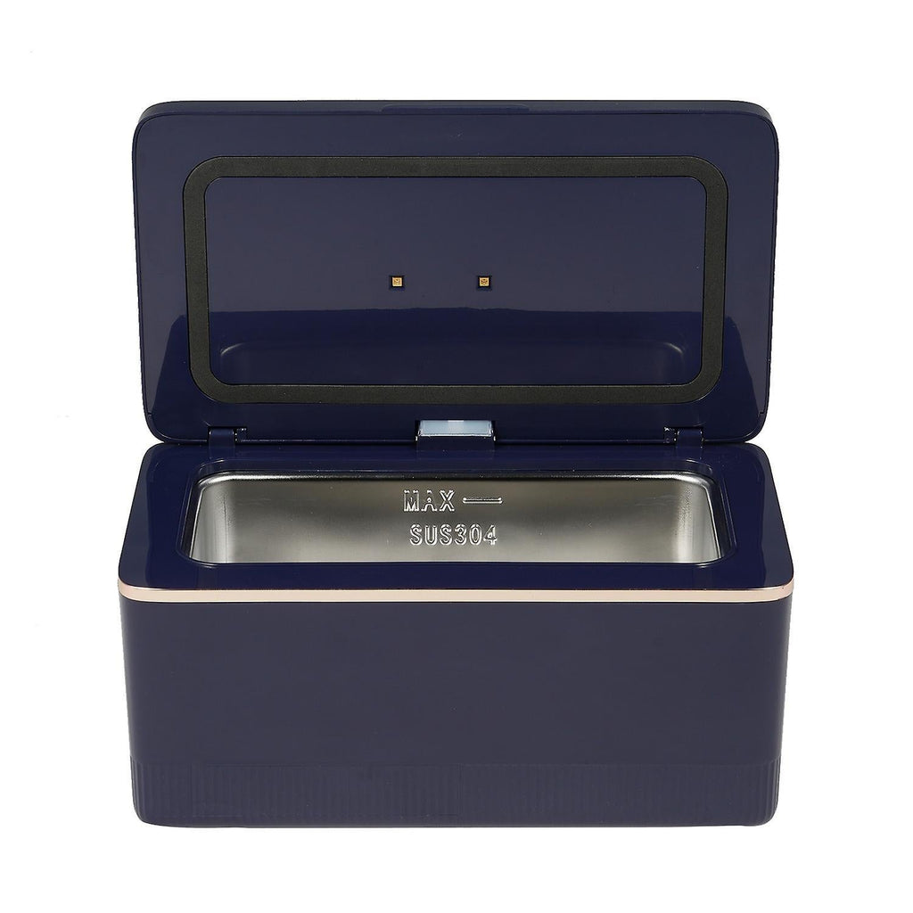 600ml Ultrasonic Jewelry Cleaner with UV Function, 43kHz Portable Machine