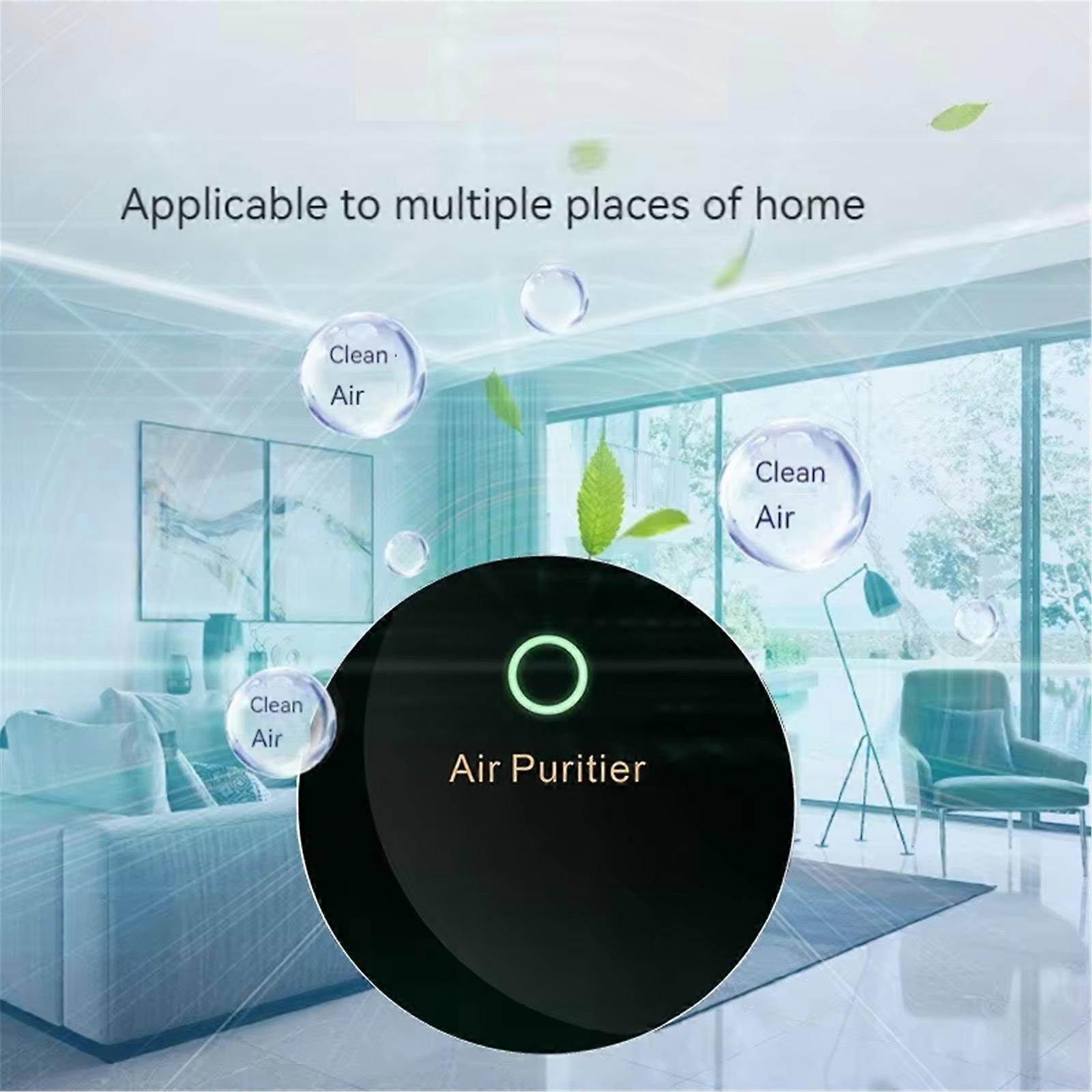 USB Rechargeable Mini Air Purifier Desk Car Portable Compact Air Cleaner