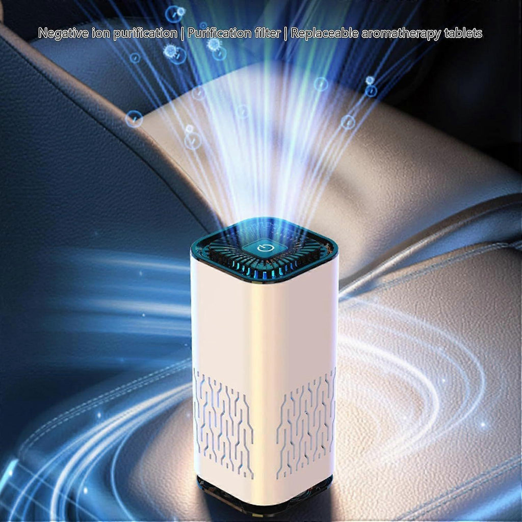 Car Air Purifier Ionizer with Filter | Small Negative Ion Generator for Car Use
