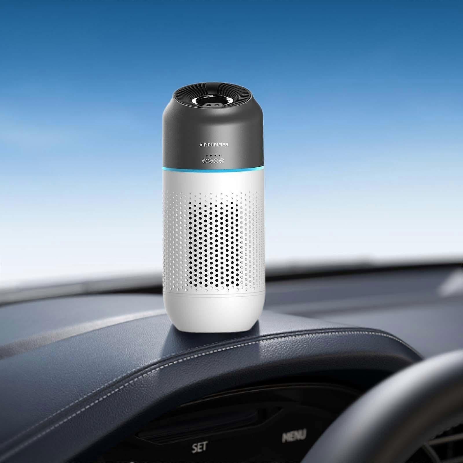 Portable Mini Air Purifier Car Bathroom Home Office Odour Remover Cleaner