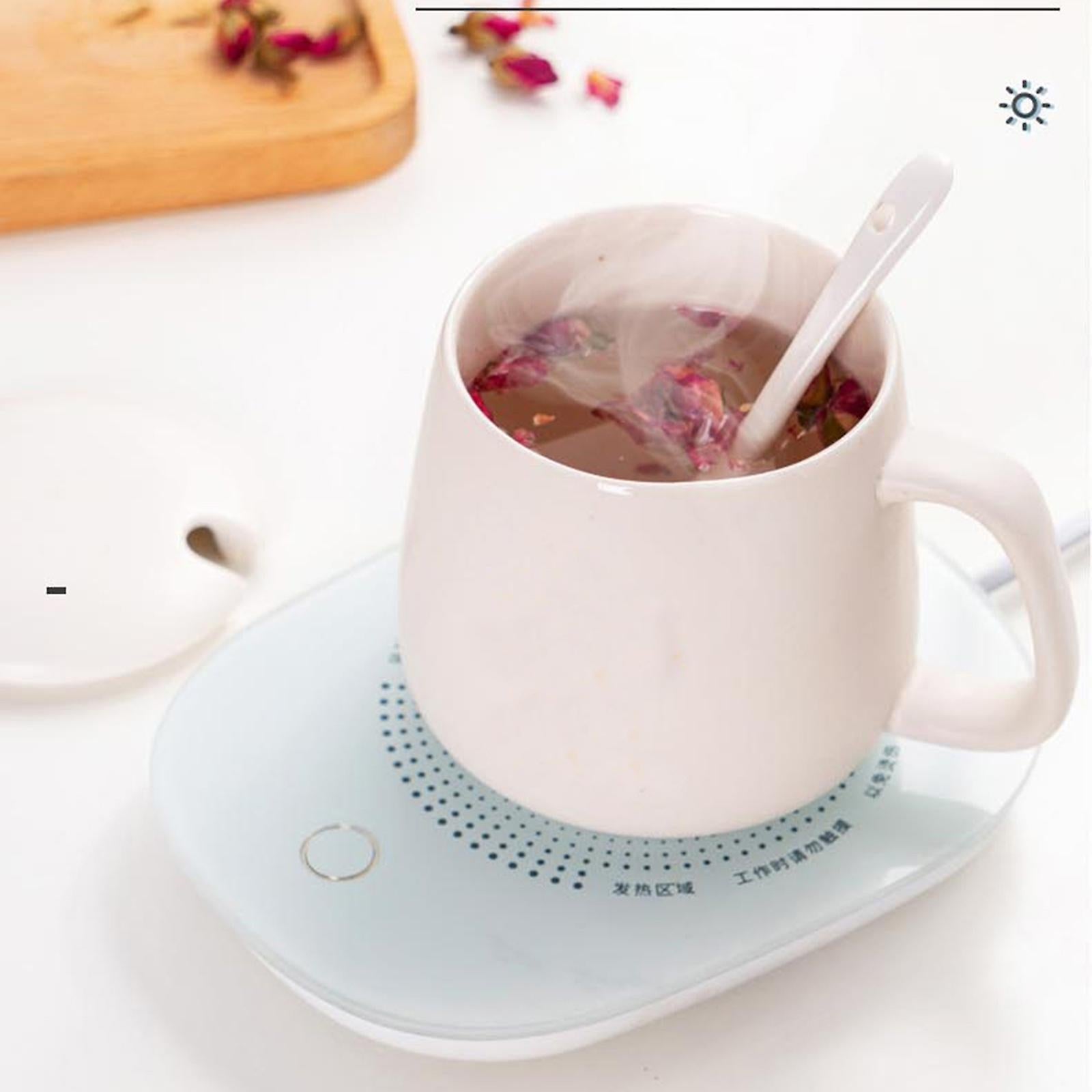Coffee Mug Warmer with Mug & Auto Shut Off, Desk Gift Box Set