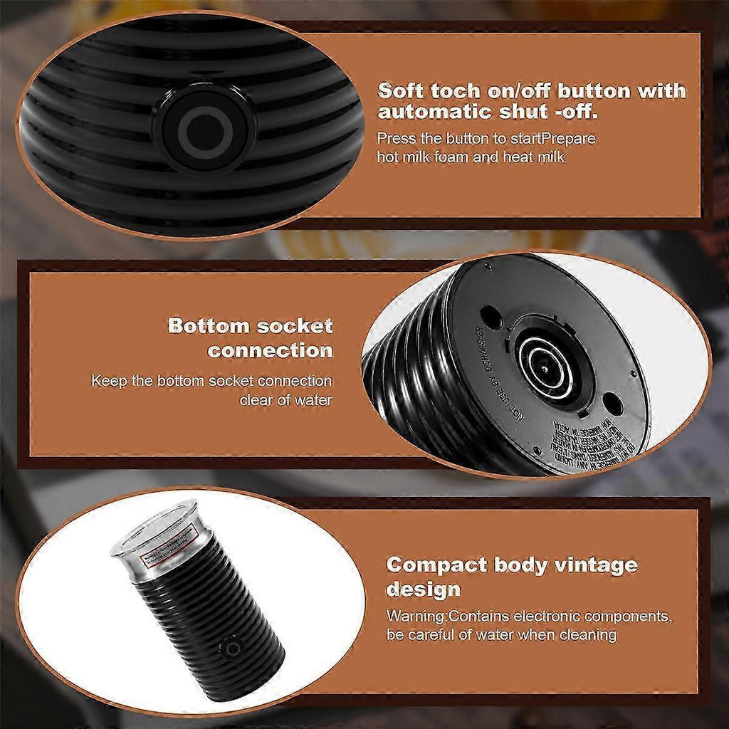 Automatic Hot & Cold Milk Frother Machine Cappuccino Coffee Maker Companion